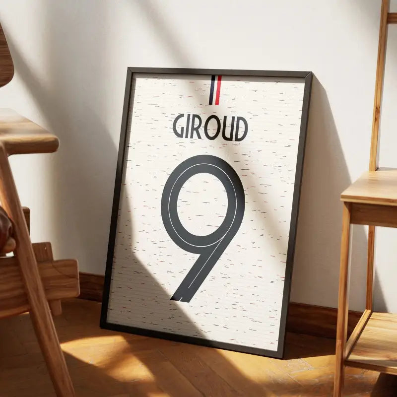 Cadre France Extérieur Coupe du Monde 2018 – Affiche encadrée personnalisée - Cadre Perso