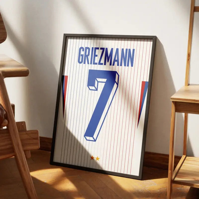 Cadre France Extérieur Euro 2024 – Affiche encadrée personnalisée - Cadre Perso