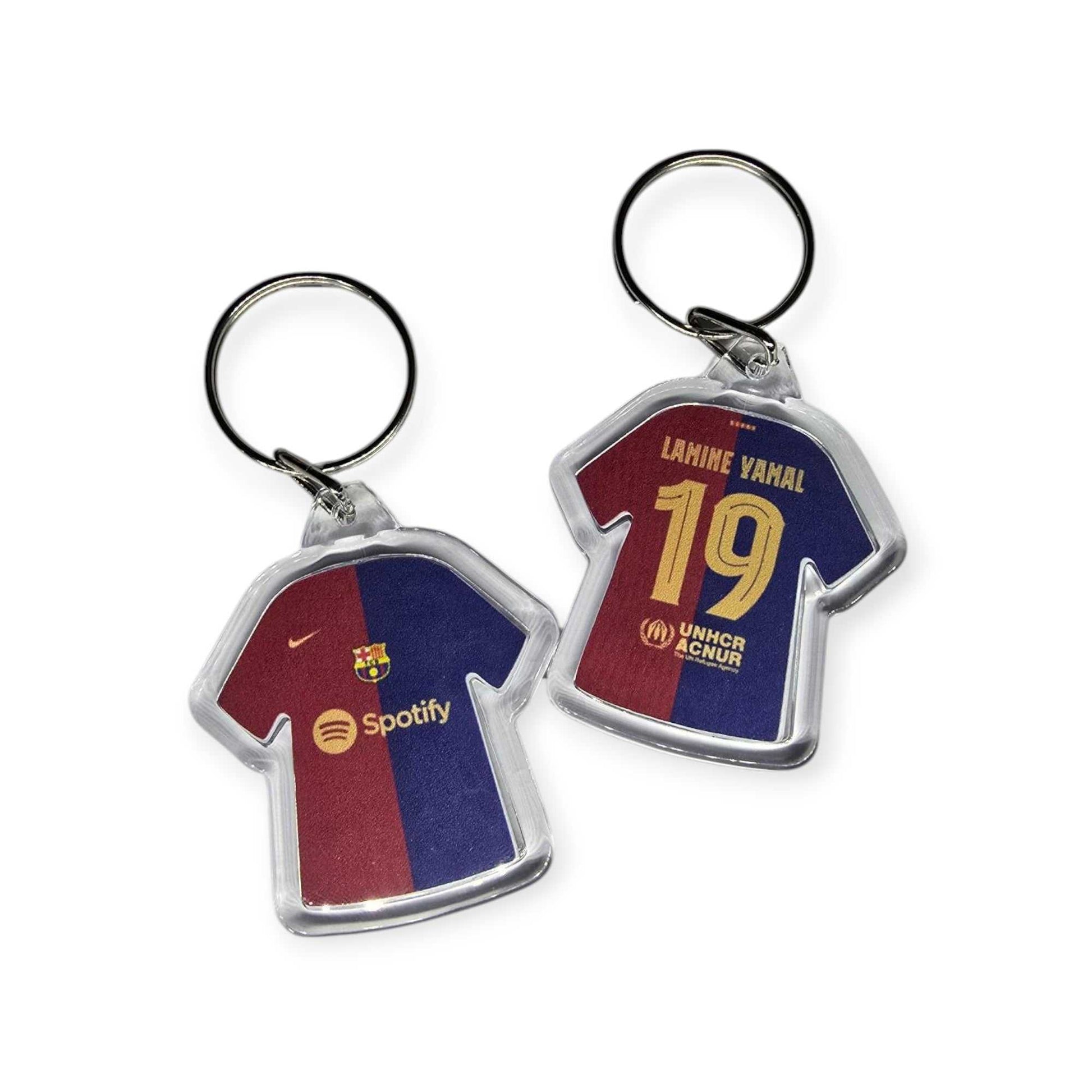 Porte-Clé FC Barcelone Domicile 2024-2025 – Affiche encadrée personnalisée - Cadre Perso