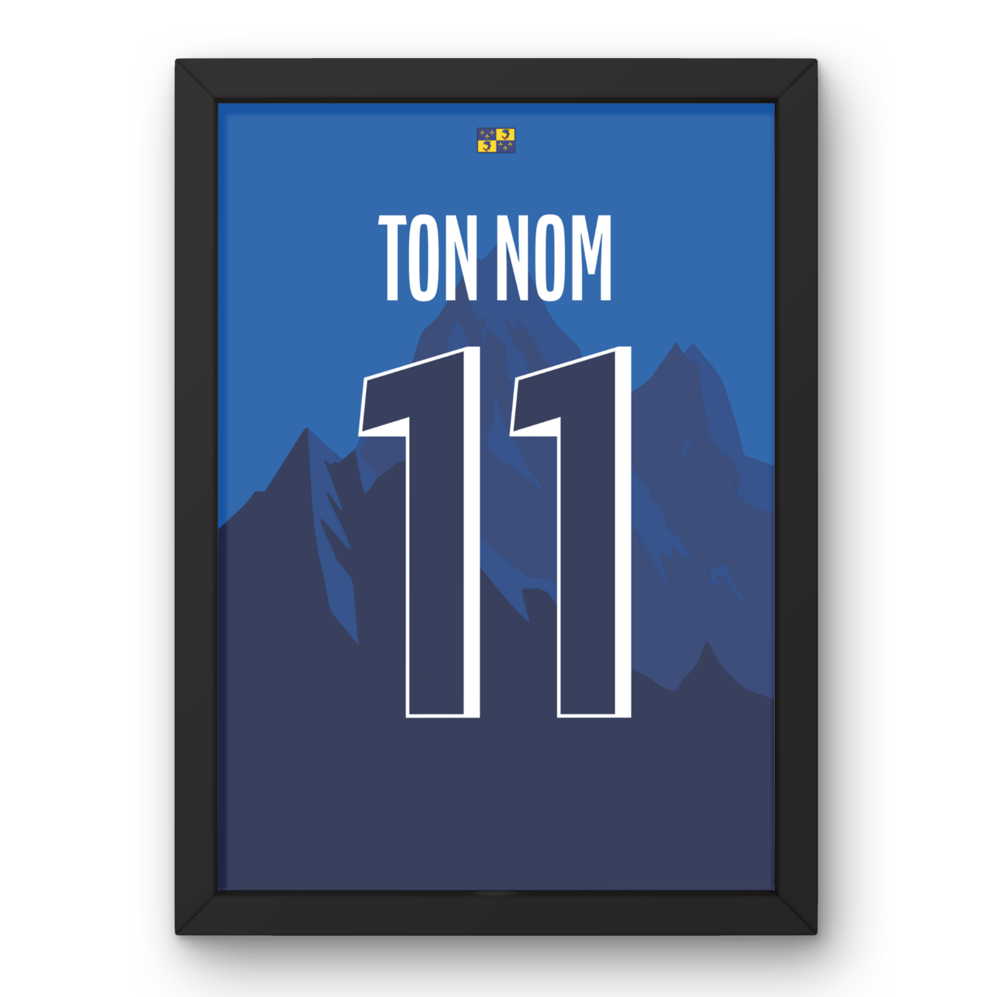 Affiche Grenoble Foot 38 Domicile 25/26 Cadre Perso