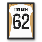 Affiche RC Lens Third 25/26 Cadre Perso