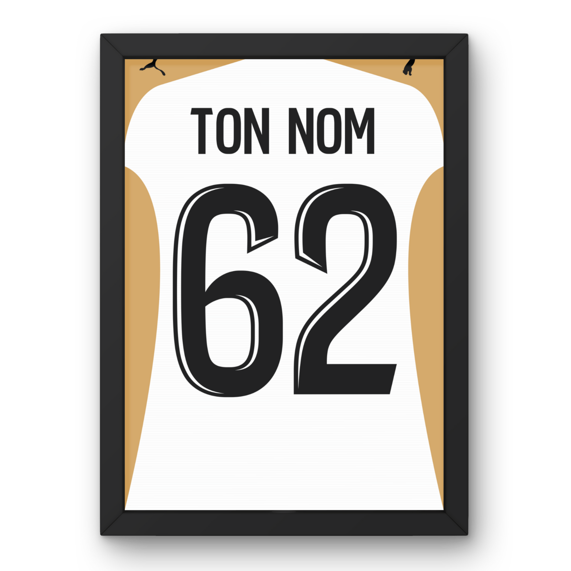 Affiche RC Lens Third 25/26 Cadre Perso