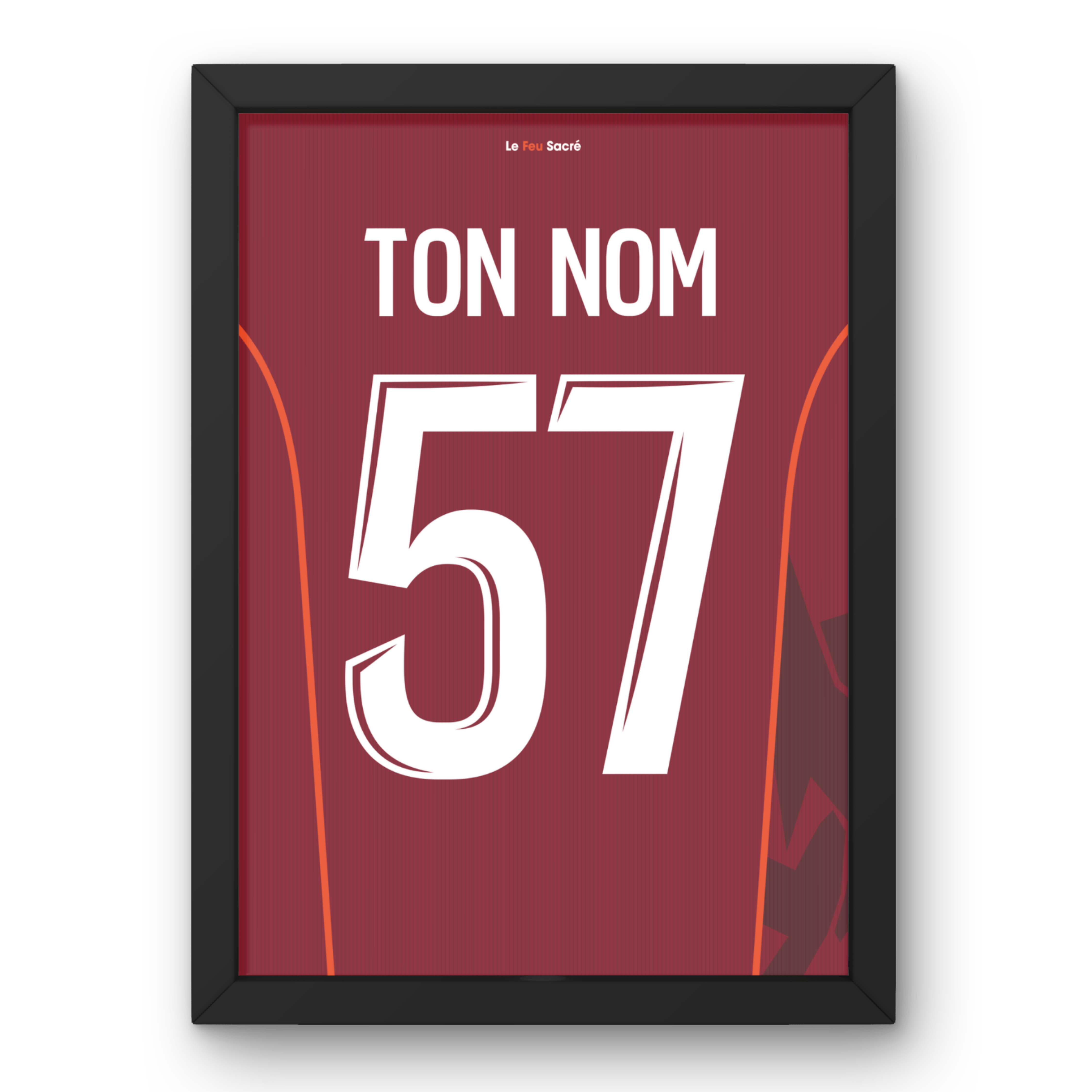 Affiche Metz Domicile 25-26 Cadre Perso