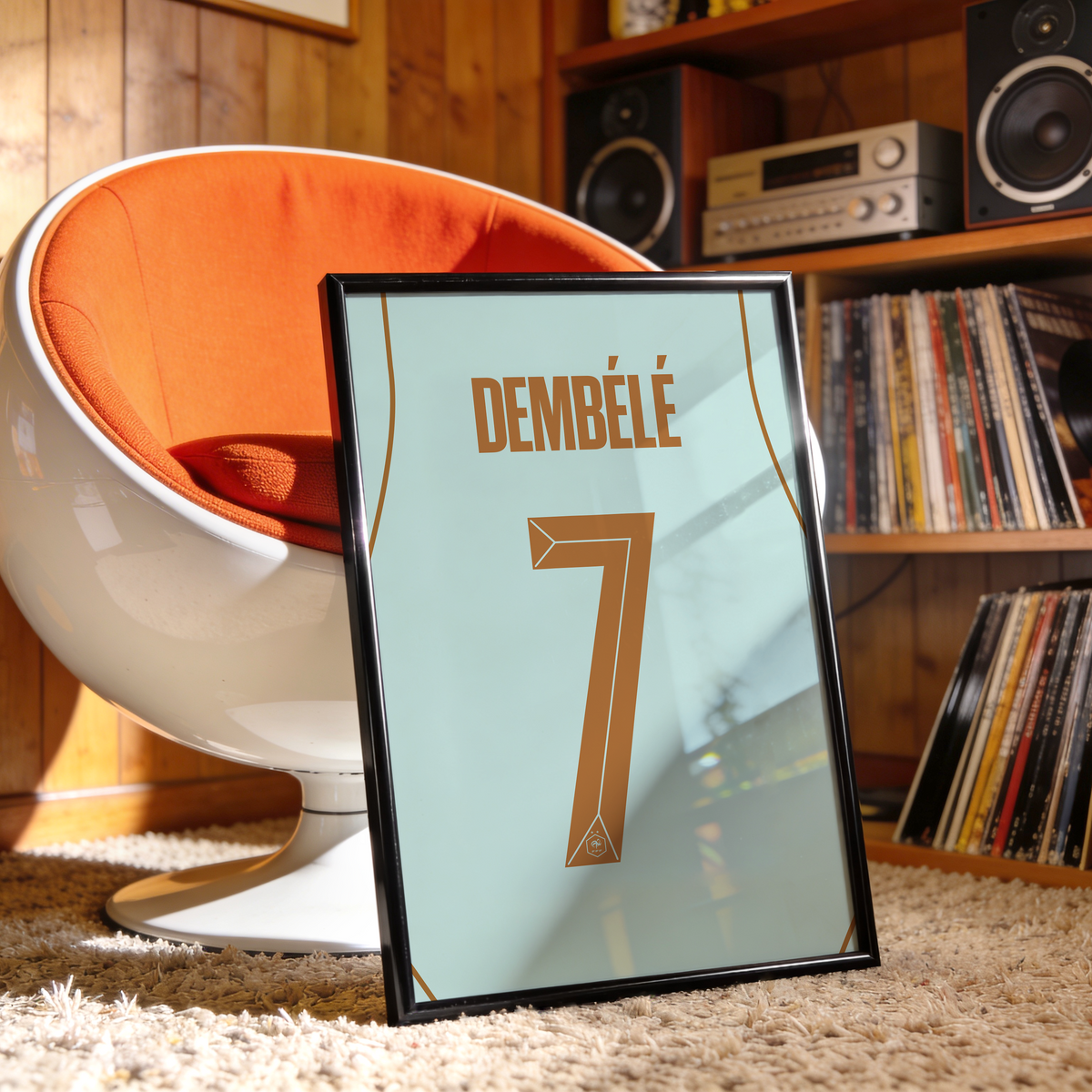 Affiche France Extérieur Coupe Du Monde 2026 – Affiche encadrée personnalisée - Cadre Perso