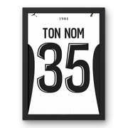 Affiche Stade Rennais Extérieur 25/26 Cadre Perso