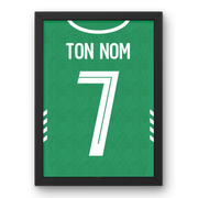 Affiche AS Saint-Étienne Domicile 25/26 Cadre Perso