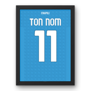 Affiche Naples Domicile 25-26 Cadre Perso