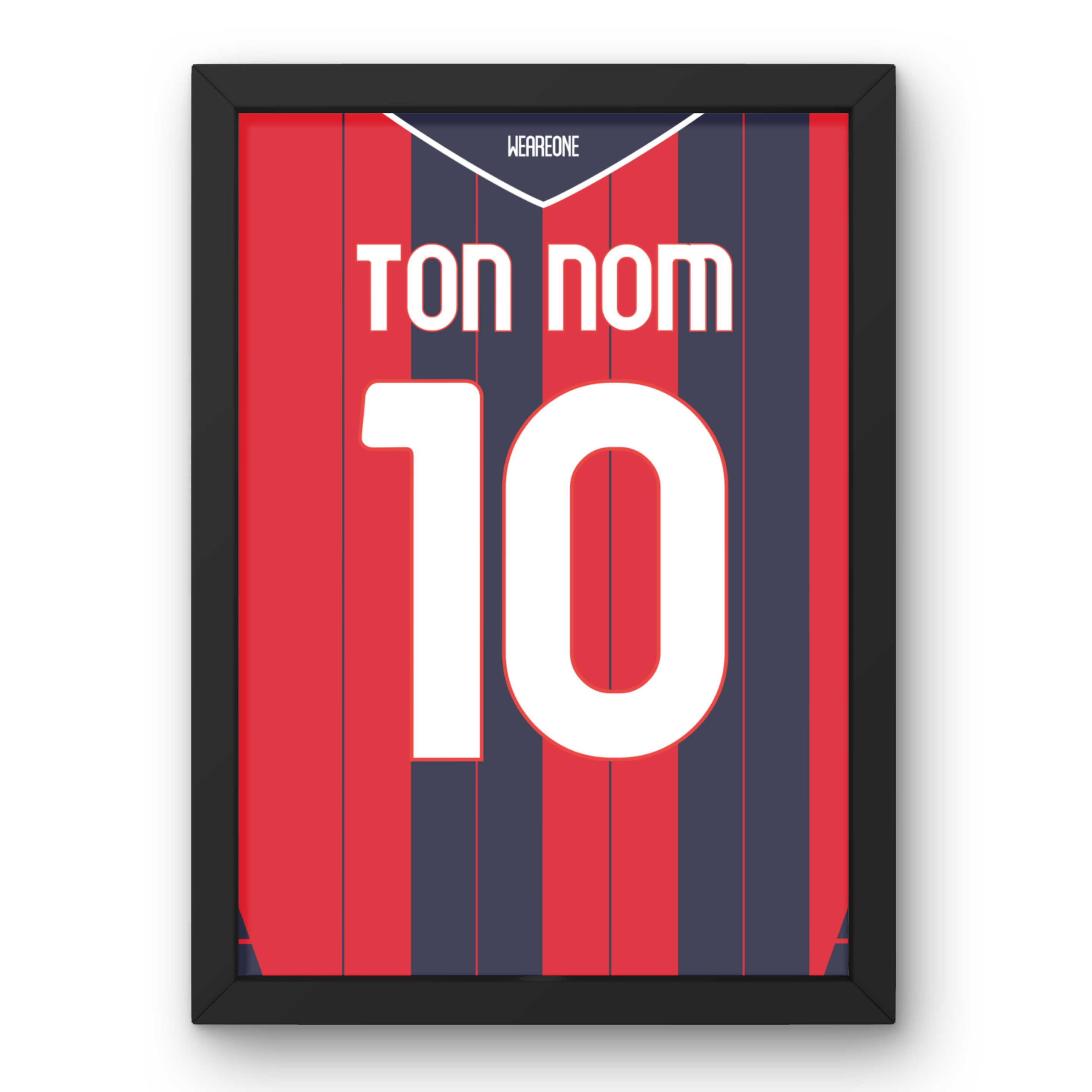 Affiche Bologne Domicile 25/26 Cadre Perso