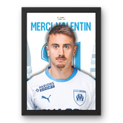 Affiche Merci Valentin – OM Cadre Perso