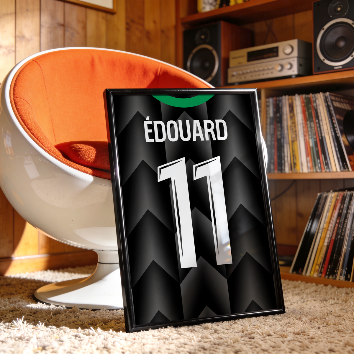 Affiche RC Lens Extérieur 26-27 – Affiche encadrée personnalisée - Cadre Perso