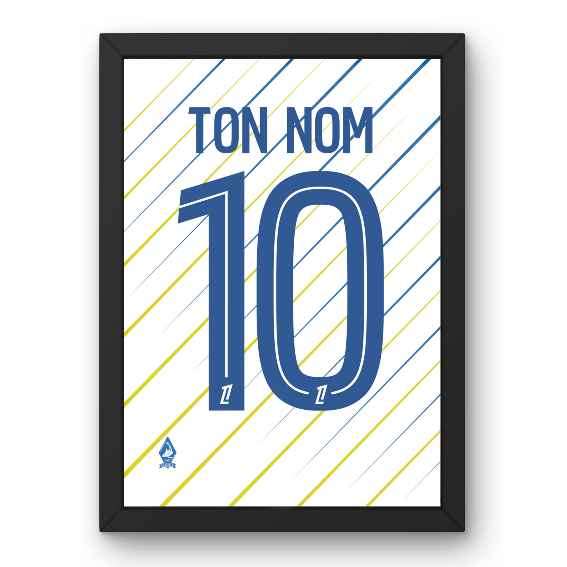 Affiche FC Lorient Extérieur 25/26 Cadre Perso