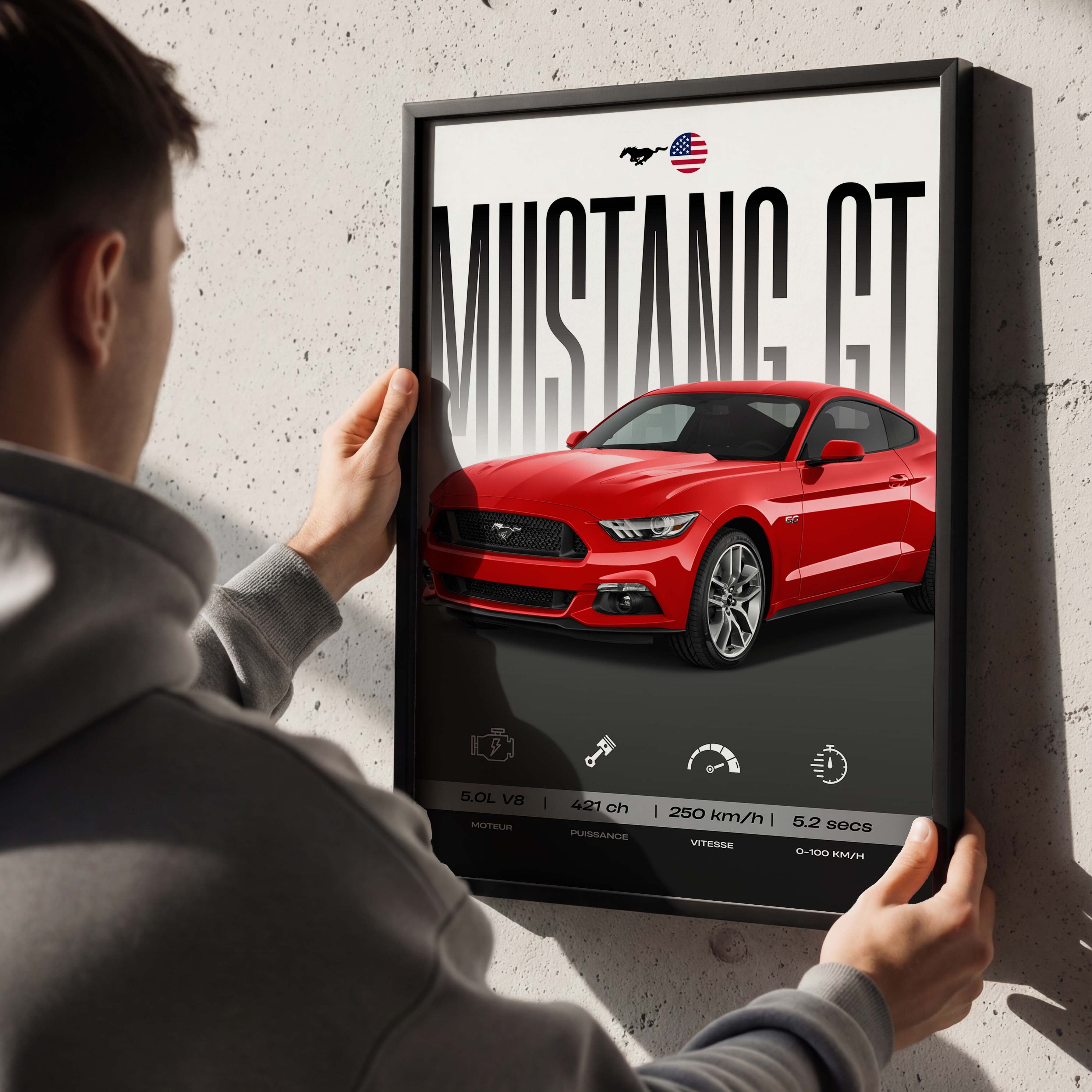 Affiche Mustang GT