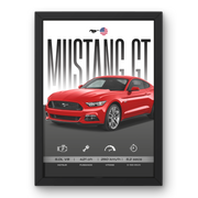 Affiche Mustang GT