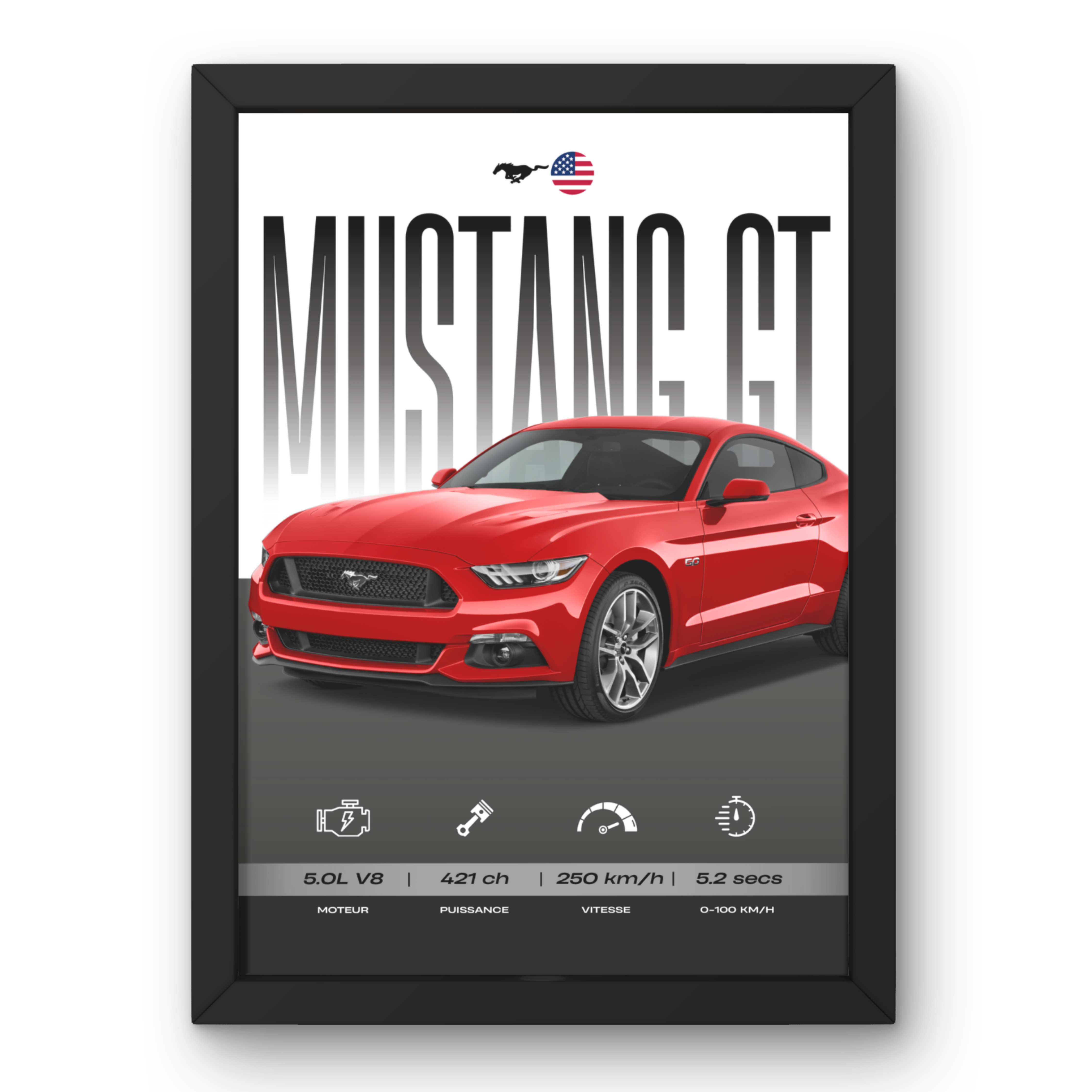 Affiche Mustang GT