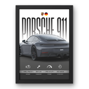 Affiche Porsche 911