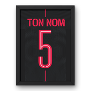 Affiche PSG Fourth 25/26 Cadre Perso