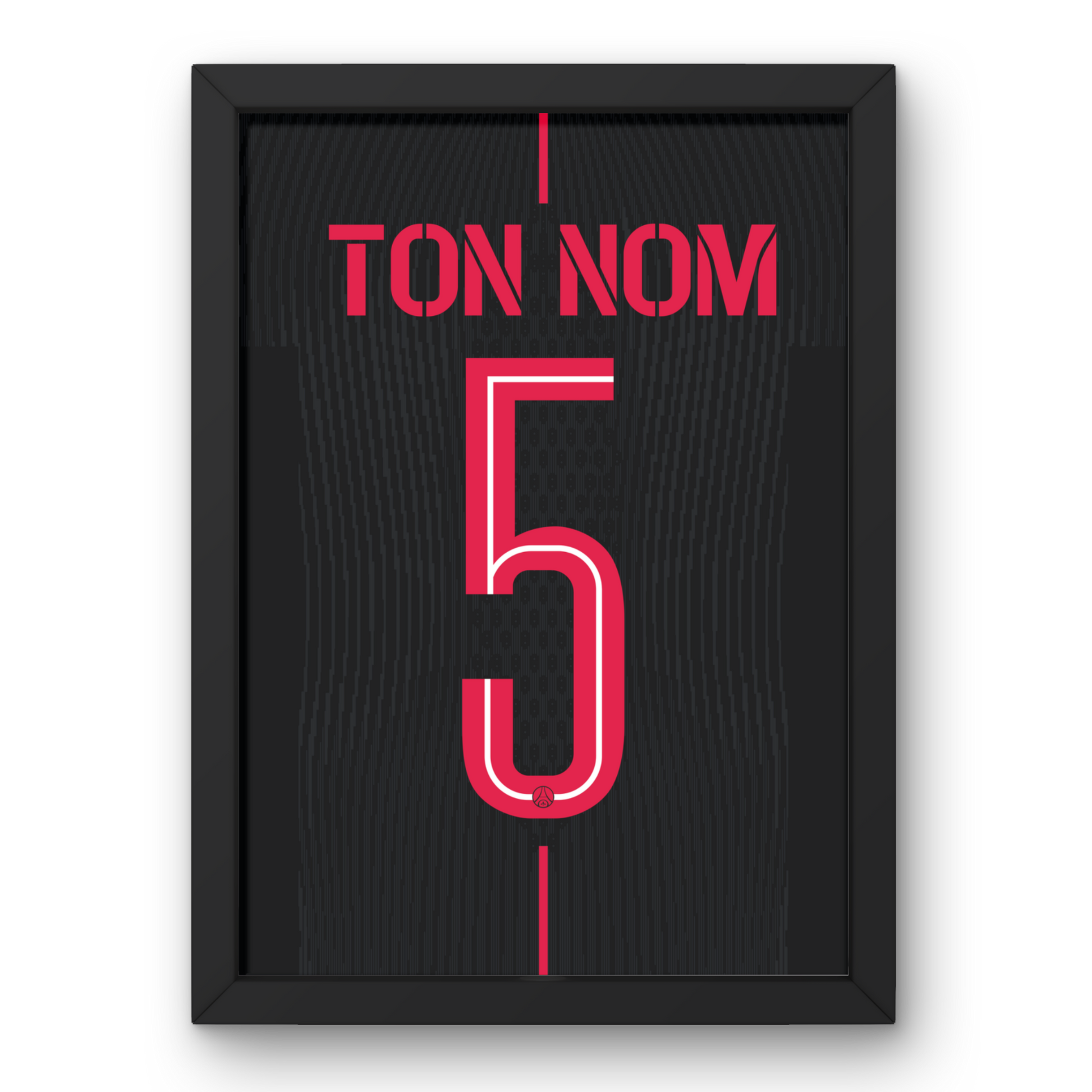 Affiche PSG Fourth 25/26 Cadre Perso