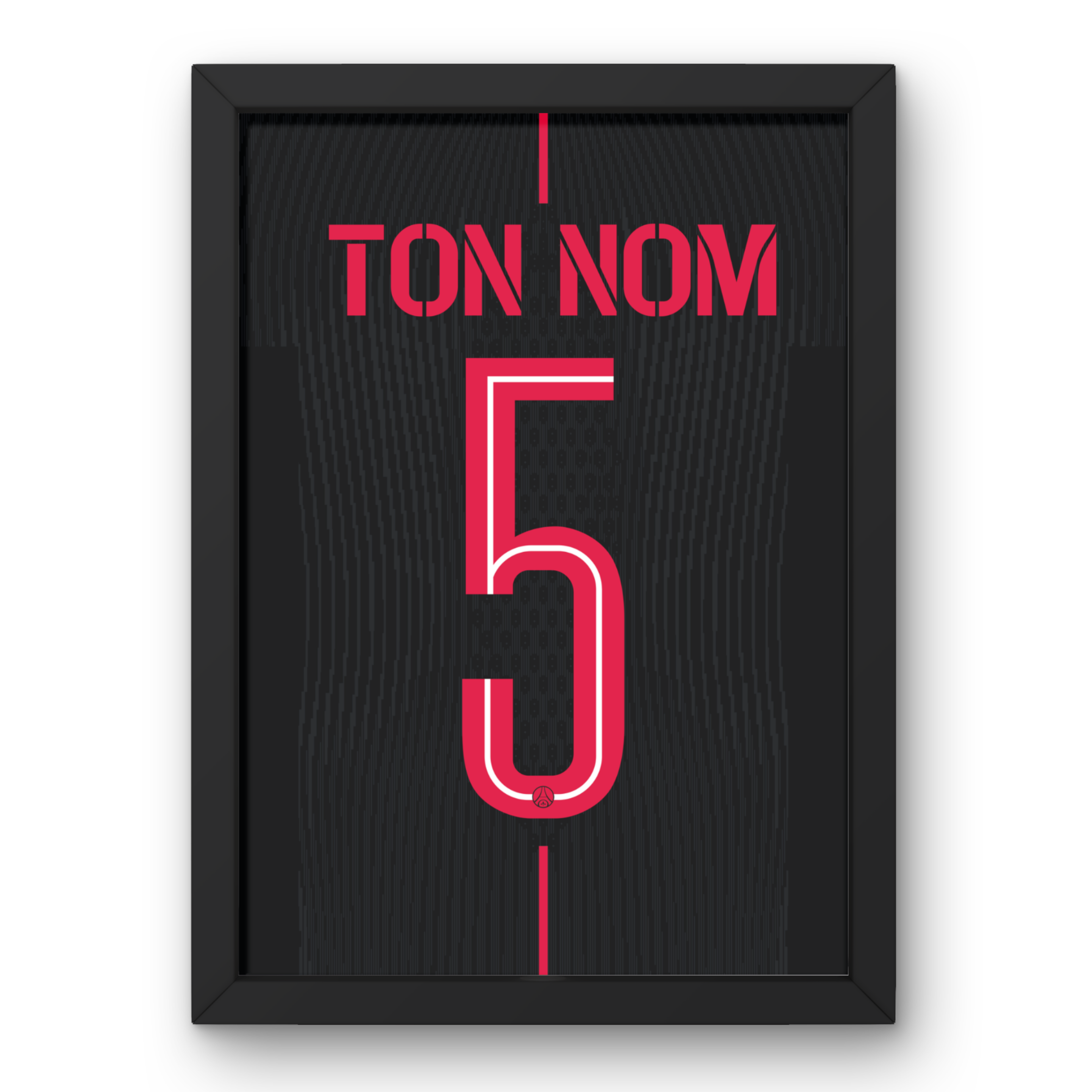 Affiche PSG Fourth 25/26 Cadre Perso