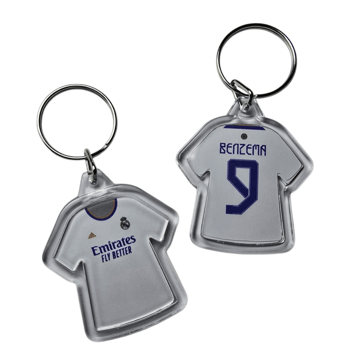 Porte-Clé Real Madrid Domicile 2021-2022 – Affiche encadrée personnalisée - Cadre Perso
