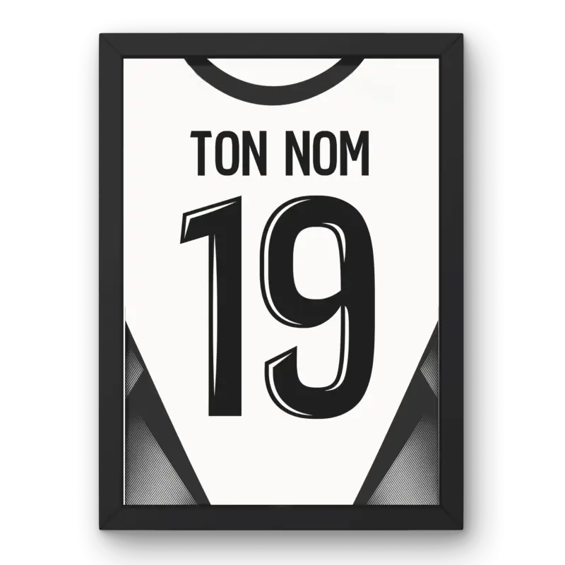 Cadre Amiens SC Domicile 2024-2025 – Affiche encadrée personnalisée - Cadre Perso