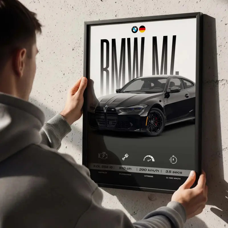 Affiche BMW M4 Competition
