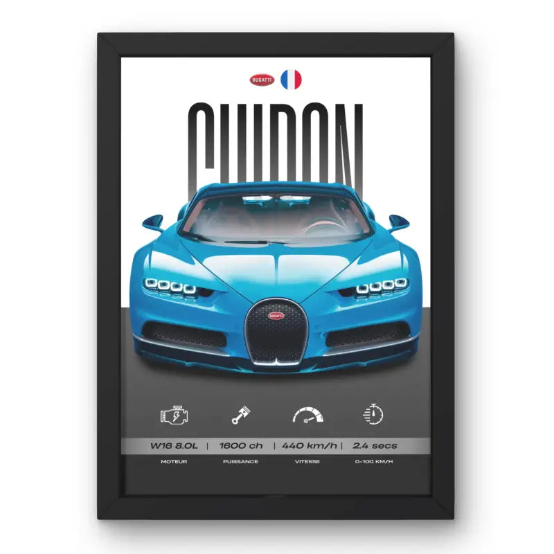 Affiche Bugatti Chiron