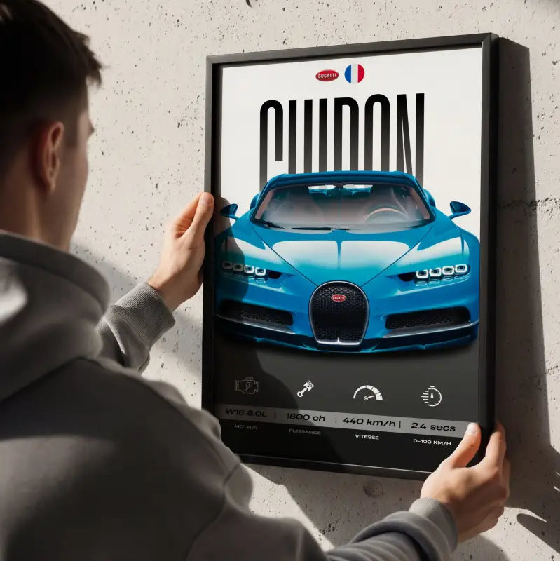 Affiche Bugatti Chiron