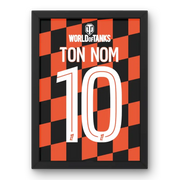 Affiche FC Lorient Domicile 25/26 Cadre Perso