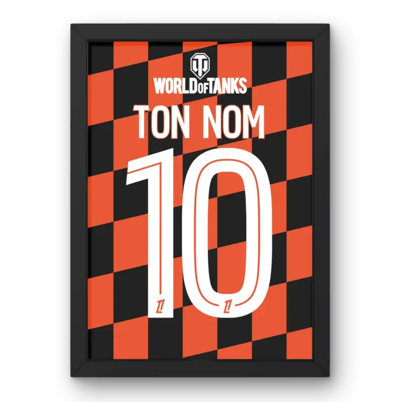 Affiche FC Lorient Domicile 25/26 Cadre Perso