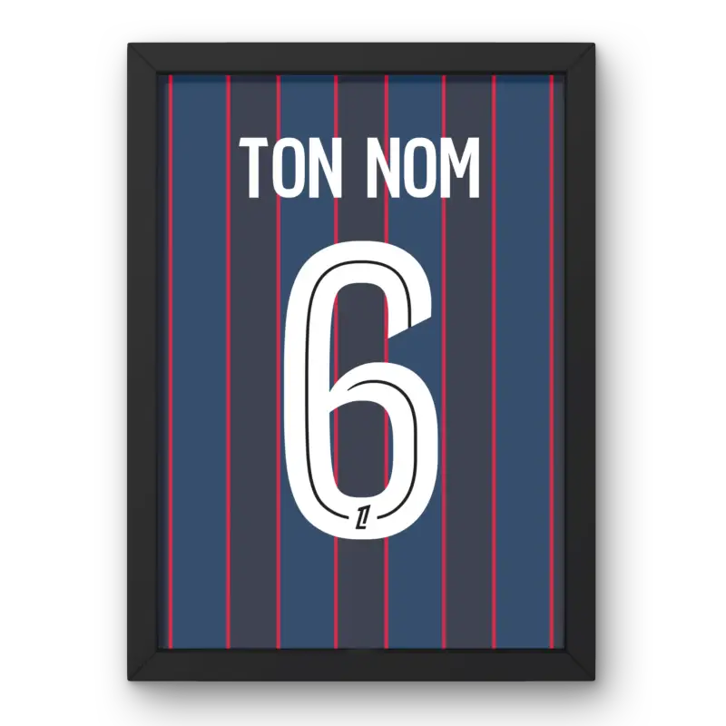 Affiche FC Metz Third 25/26 Cadre Perso