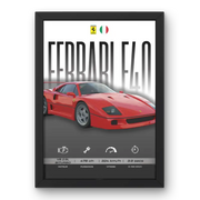 Affiche Ferrari F40