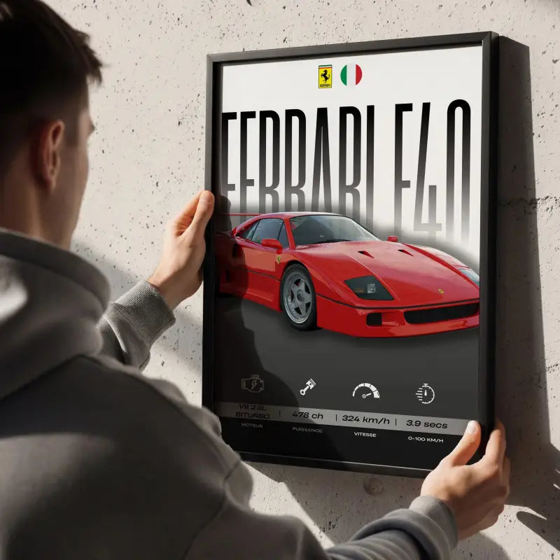 Affiche Ferrari F40