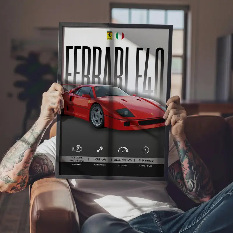 Affiche Ferrari F40