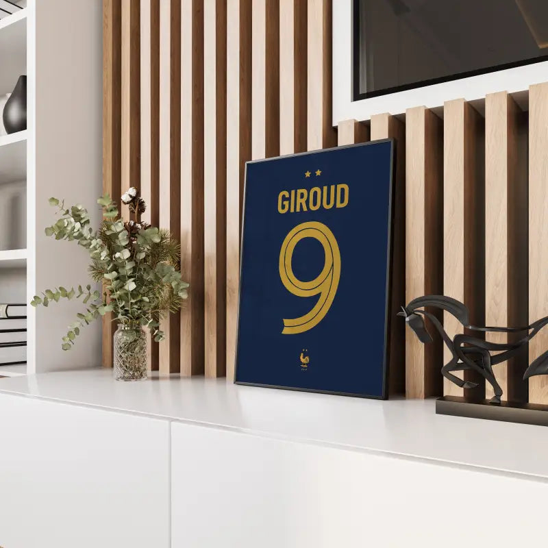 Affiche France Giroud 9 panneau bois