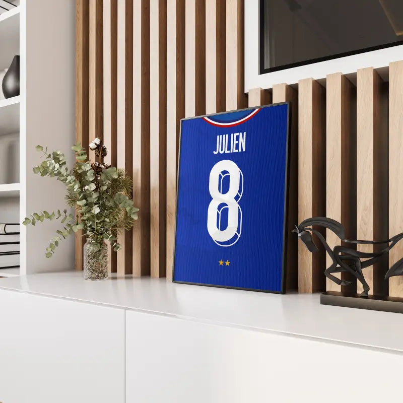 Affiche France Julien 8 panneau bois