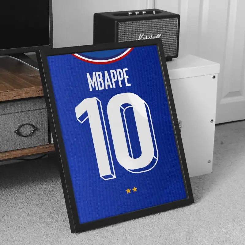 Affiche France Mbappé 10 meuble TV