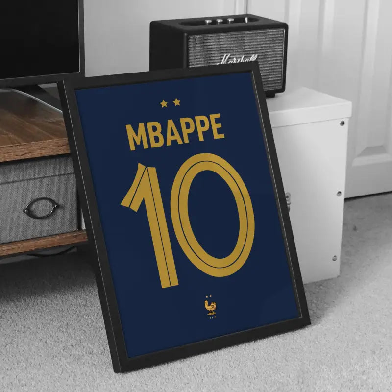 Affiche France Mbappé 10 meuble TV