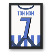 Affiche Grenoble Foot 38 Domicile 2024-2025 – Affiche encadrée personnalisée - Cadre Perso