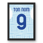 Affiche Juventus Extérieur 25-26 – Affiche encadrée personnalisée - Cadre Perso