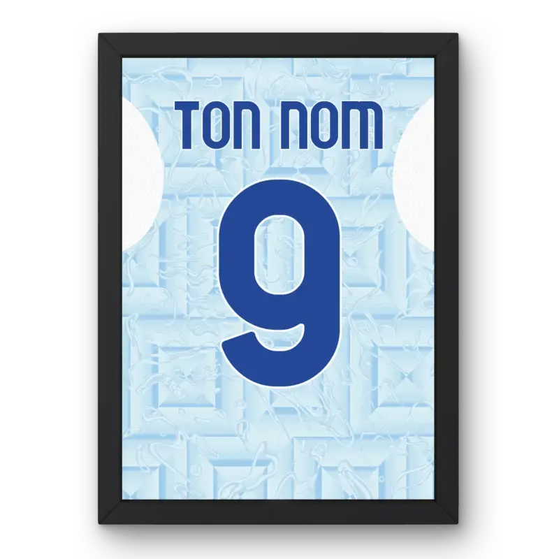 Affiche Juventus Extérieur 25-26 – Affiche encadrée personnalisée - Cadre Perso