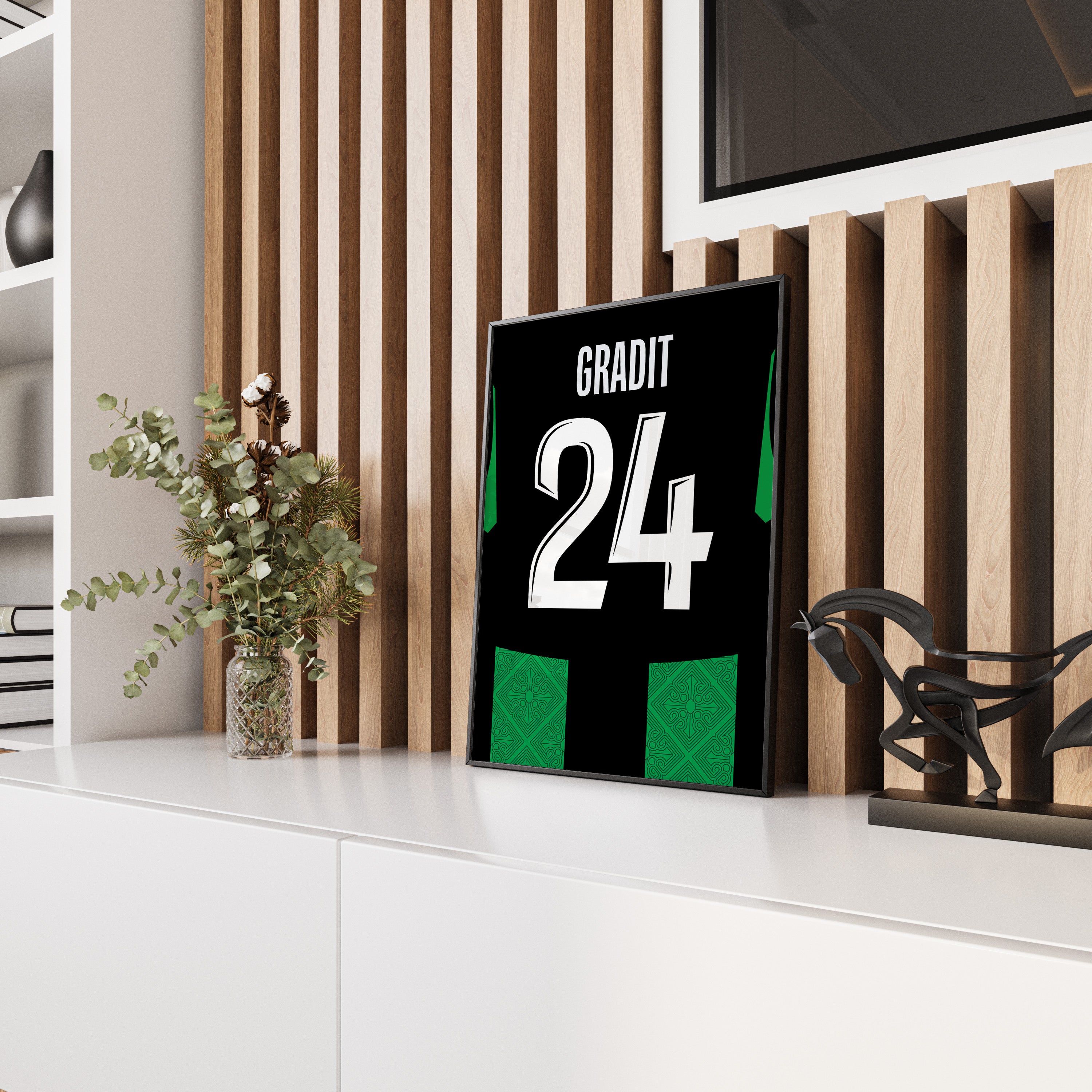 Affiche Lens extérieur 25-26 Gradit 24 panneau bois