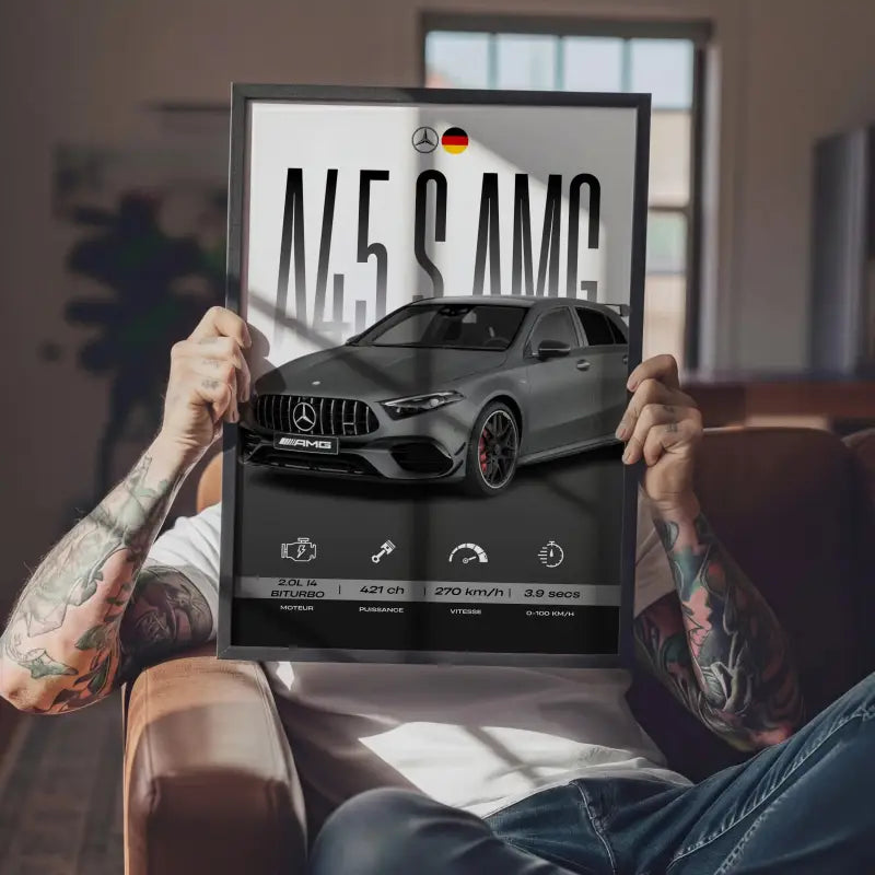 Affiche Mercedes A45 S AMG