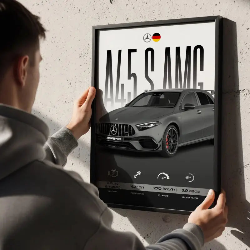 Affiche Mercedes A45 S AMG