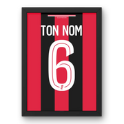 Cadre OGC Nice Domicile 25-26 – Affiche encadrée personnalisée - Cadre Perso