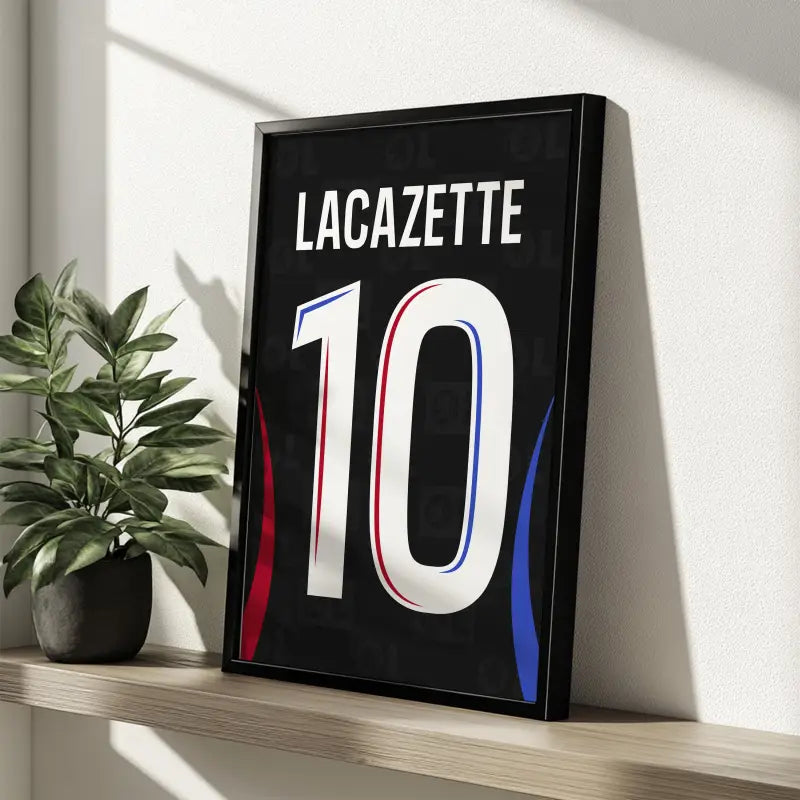 Affiche Lyon Extérieur 2024-2025 – Affiche encadrée personnalisée - Cadre Perso