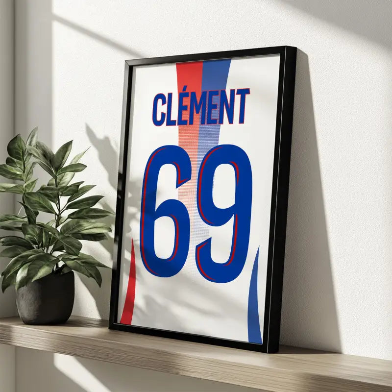Affiche OL Clément 69 étagère
