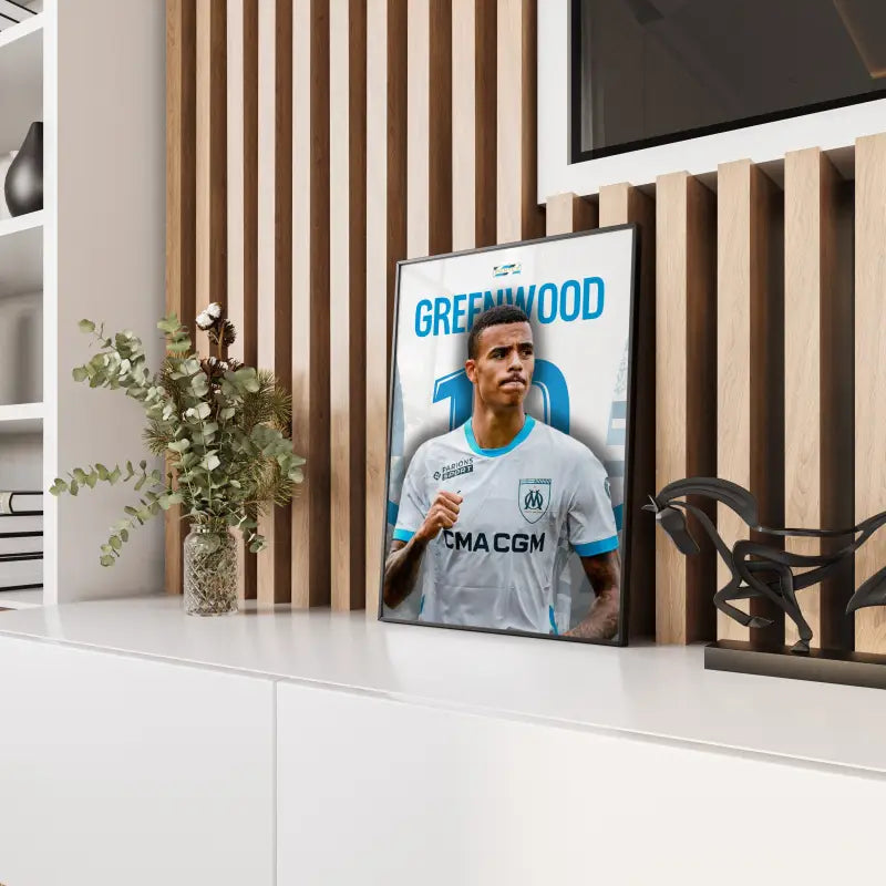 Affiche OM Greenwood panneau bois