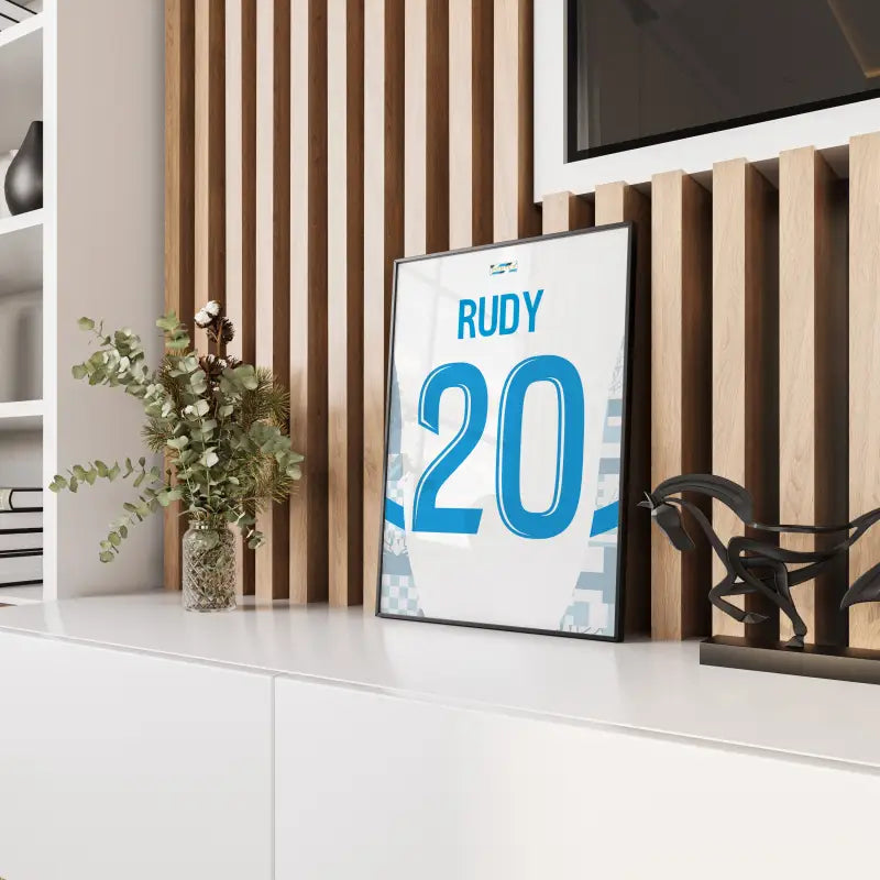 Affiche OM Rudy 20 panneau bois