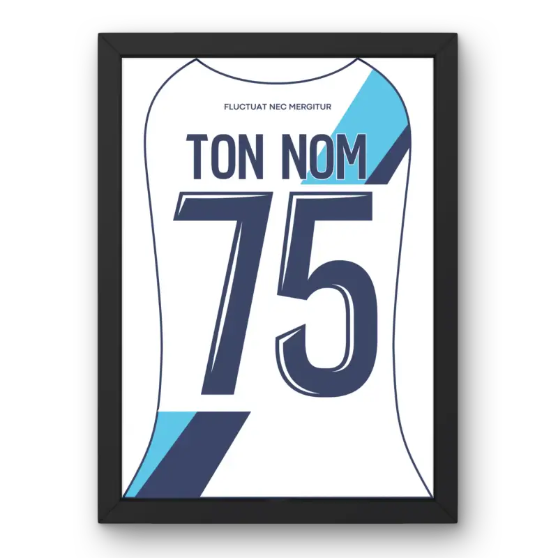 Affiche Paris FC Extérieur 25/26 Cadre Perso