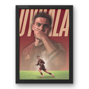 Affiche Paulo Dybala – La Joya de la Roma – Affiche encadrée personnalisée - Cadre Perso